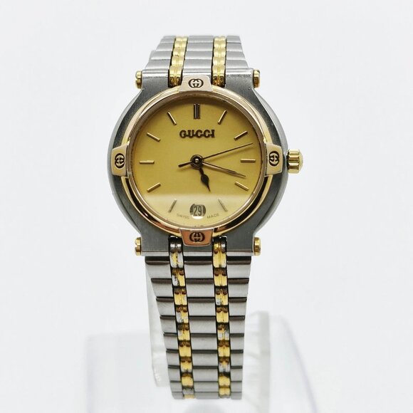 Gucci Watch 9000L 25mm Women's Gold X Gold 200-082325 - Picture 1 of 9